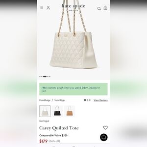 Michael Kors Carey Quilted Tote